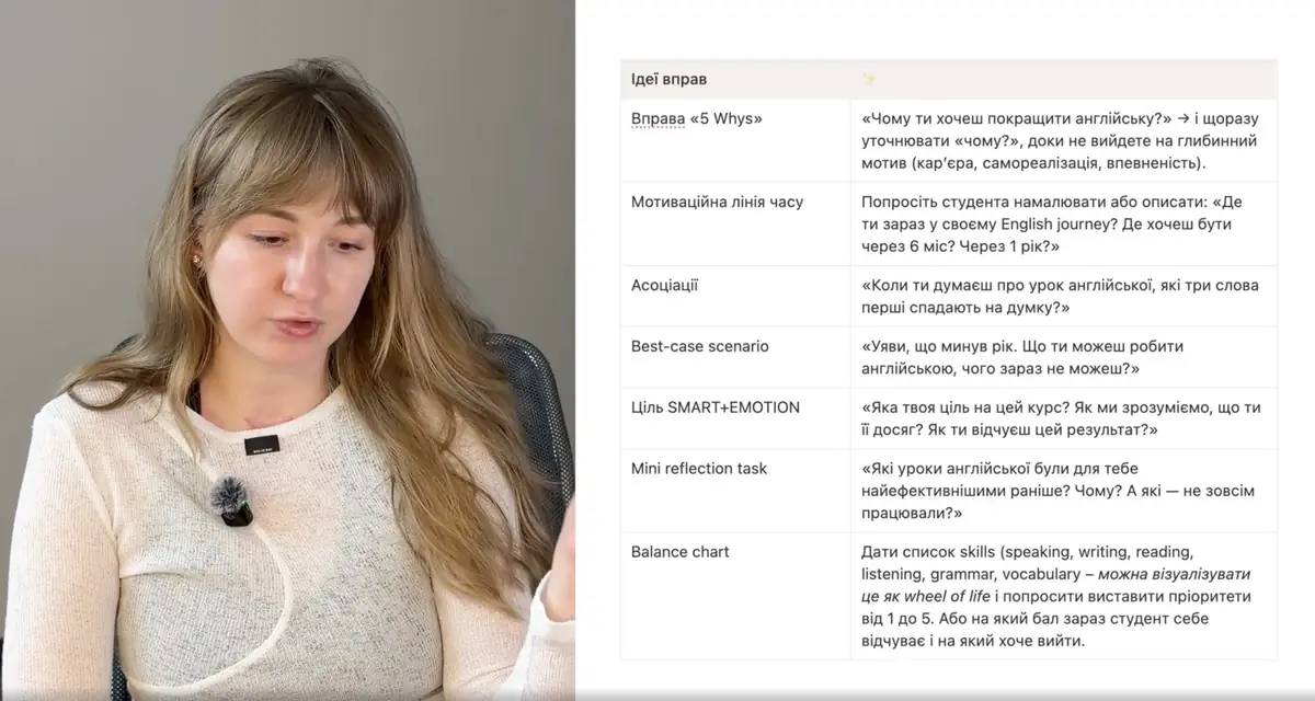 Кадр з уроку Teacher Shape